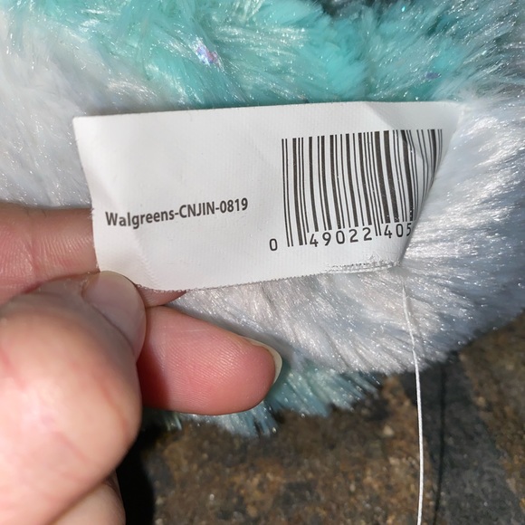 Narwhal Stuffed Plush Blue w/ Sparkle 21 Inches Gorgeous! - Picture 7 of 8